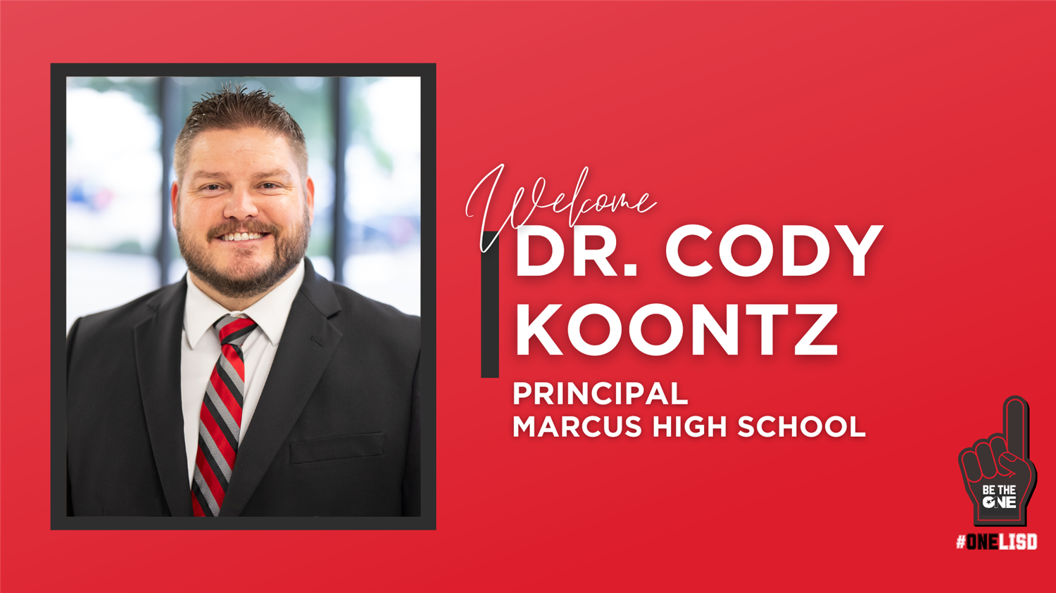 Dr. Cody Koontz Named Principal of Marcus High School